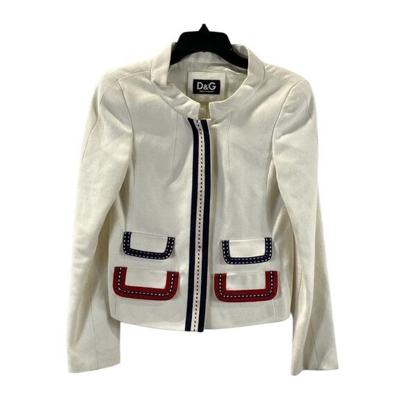 Vintage Dolce & Gabbana Cropped Blazer Jacket Like New - Picture 1 of 6